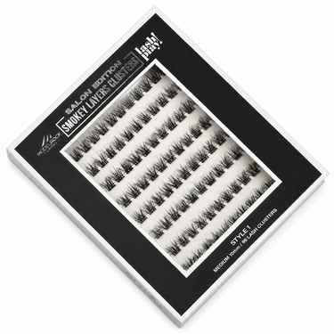 SALON EDITION - SMOKEY LAYERS CLUSTERS - Style #1 - MEDIUM 10mm - 96 / Clusters Pk