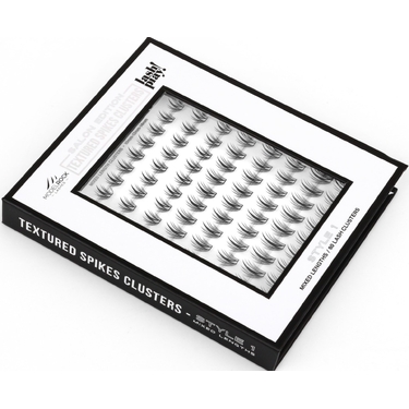 SALON EDITION - TEXTURED SPIKES - Style #1 - Mixed Lengths - 80 / Clusters Pk