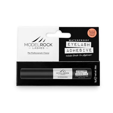 MODELROCK - Lash Adhesive 5gm Waterproof *BLACK*  - "LATEX FREE" - With "Brush On" applicator