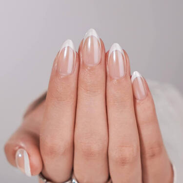THE GOOD NAIL CO - Press-On Gel Nail Kit - GLAZED FRENCHIE - Short Almond