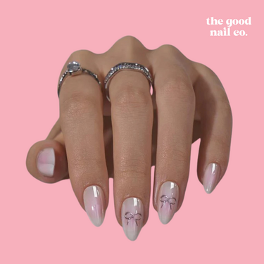 THE GOOD NAIL CO - Press-On Gel Nail Kit - BO PEEP - Short Almond