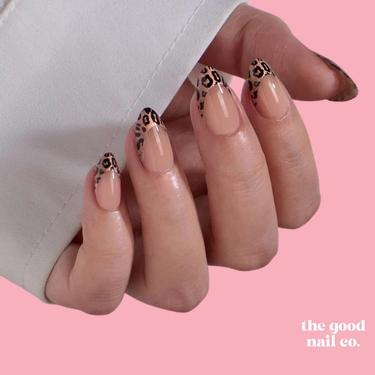 THE GOOD NAIL CO - Press-On Gel Nail Kit - WILD CAT - Short Almond