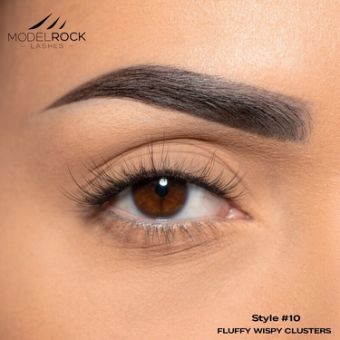 BULK TRAY  -  'FLUFFY WISPY' Clusters Medium Lengths - Style #10