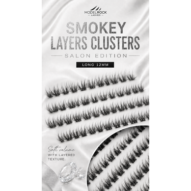 SALON EDITION - SMOKEY LAYERS CLUSTERS - Style #2 - LONG 12mm - 96 / Clusters Pk