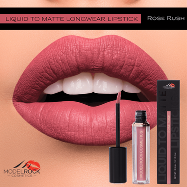 Liquid to Matte Longwear Lipstick - *ROSE RUSH*
