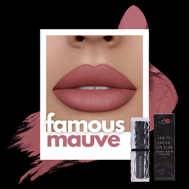 HAUTE CRÈME COUTURE Velvet Matte Lipsticks - 'FAMOUS MAUVE'