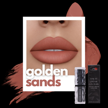HAUTE CRÈME COUTURE Velvet Matte Lipsticks - 'GOLDEN SANDS'