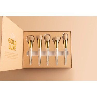 GOLD LUXE - Professional Face Brush Set - 5 piece