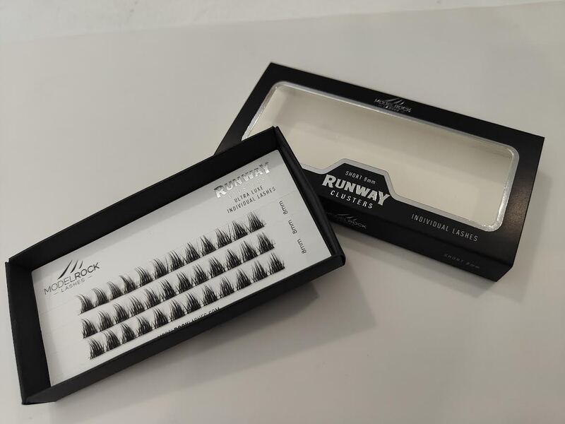 A - Limited Edition - Ultra Luxe 'RUNWAY' Individual Cluster Lashes - 'SHORT' 8mm