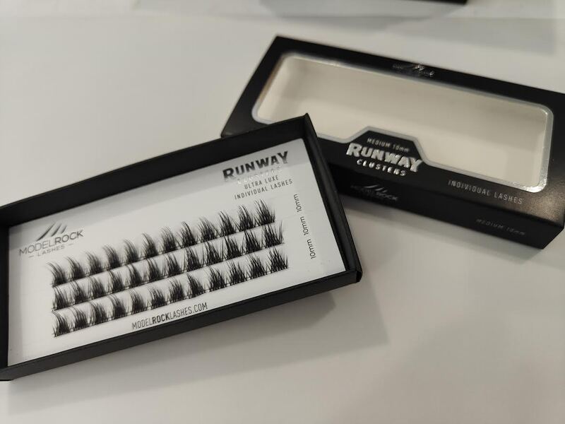 A - Limited Edition - Ultra Luxe 'RUNWAY' Individual Cluster Lashes - 'MEDIUM' 10mm