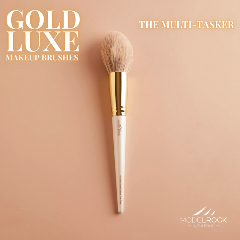 GOLD LUXE Makeup Brush - *The Multi-Tasker / Serve that Face*