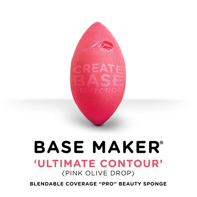 Base Maker® - Single Sponge - 'ULTIMATE CONTOUR' (Pink Olive Drop)