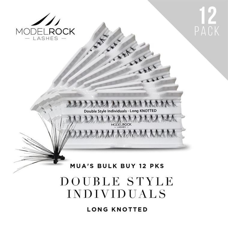 BULK BUY 12 PKS - Double Style Individuals *LONG Knotted*