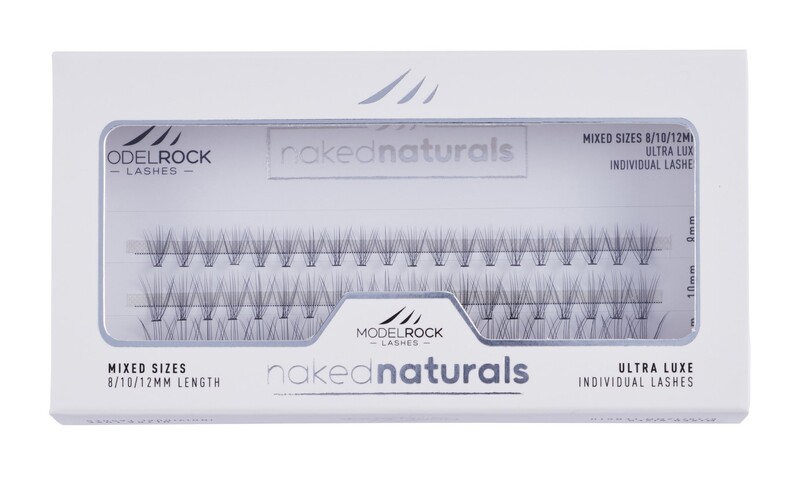 Ultra Luxe Individual Lashes - NAKED NATURALS 'MIXED LENGTHS' - 8mm / 10mm / 12mm - 60pk