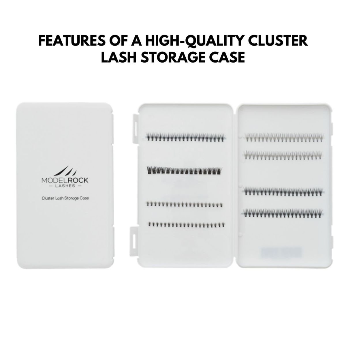 High-quality cluster lash storage case