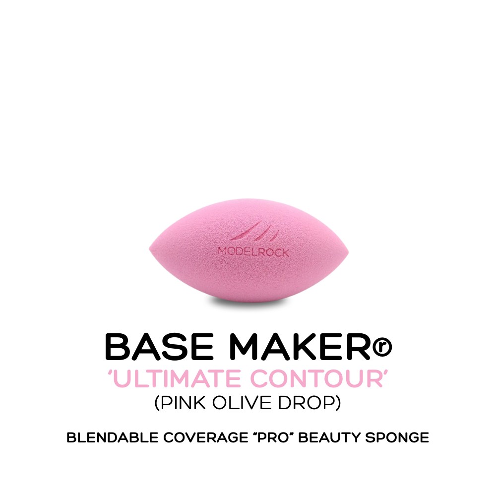 Base maker ultimate contour pink olive drop sponge