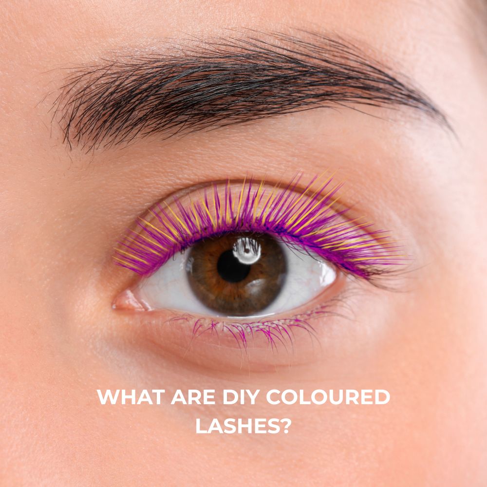 WHAT ARE DIY COLOURED LASHES?