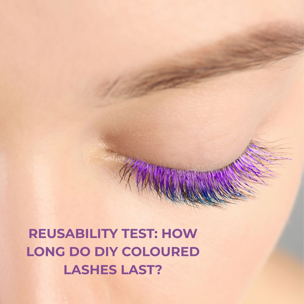 REUSABILITY TEST: HOW LONG DO DIY COLOURED LASHES LAST?