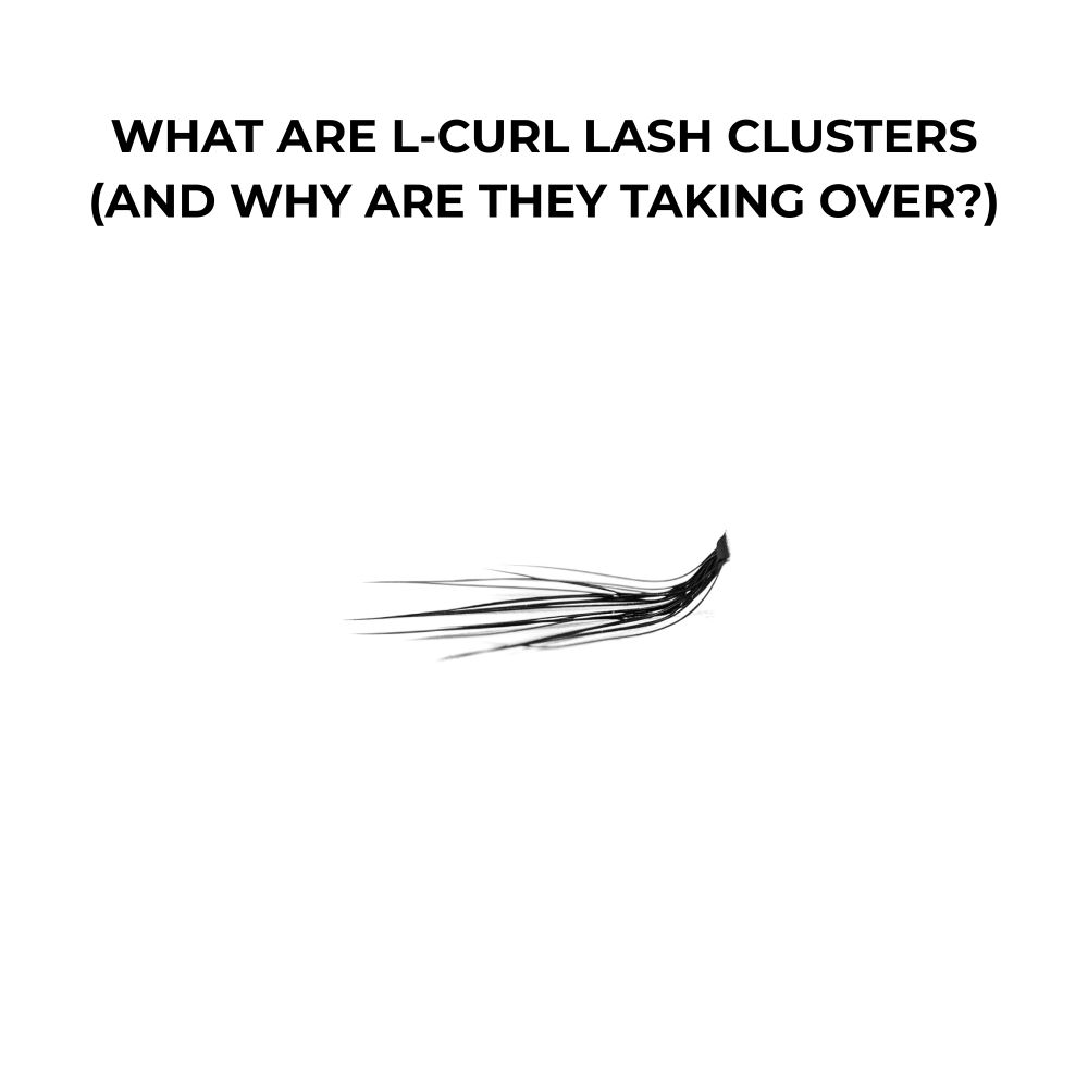 What are L-curl lash clusters