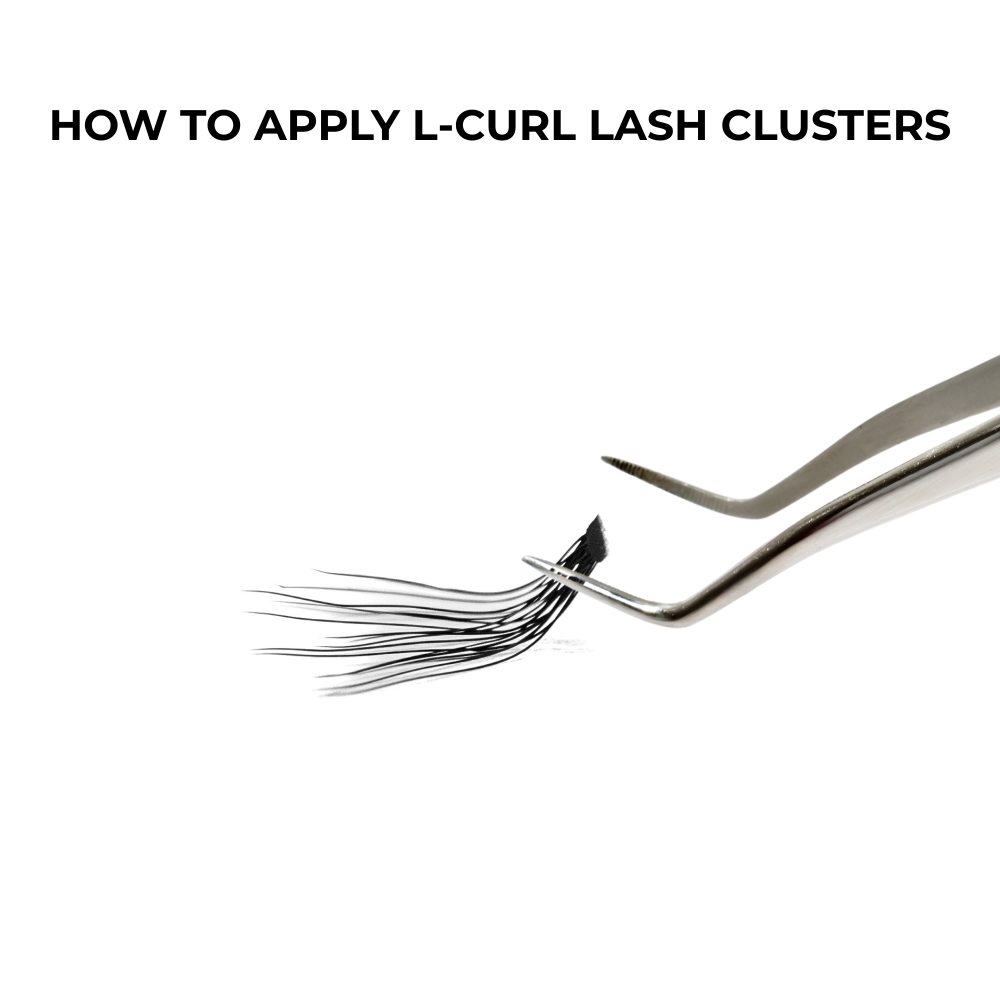 How to apply L-Curl lash clusters