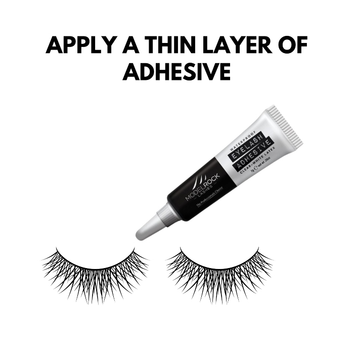 Modelrock adhesive for lashes
