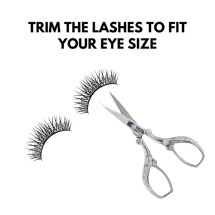 scissors to trim false lashes