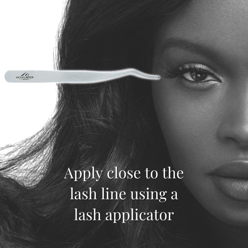 Apply close to lash line