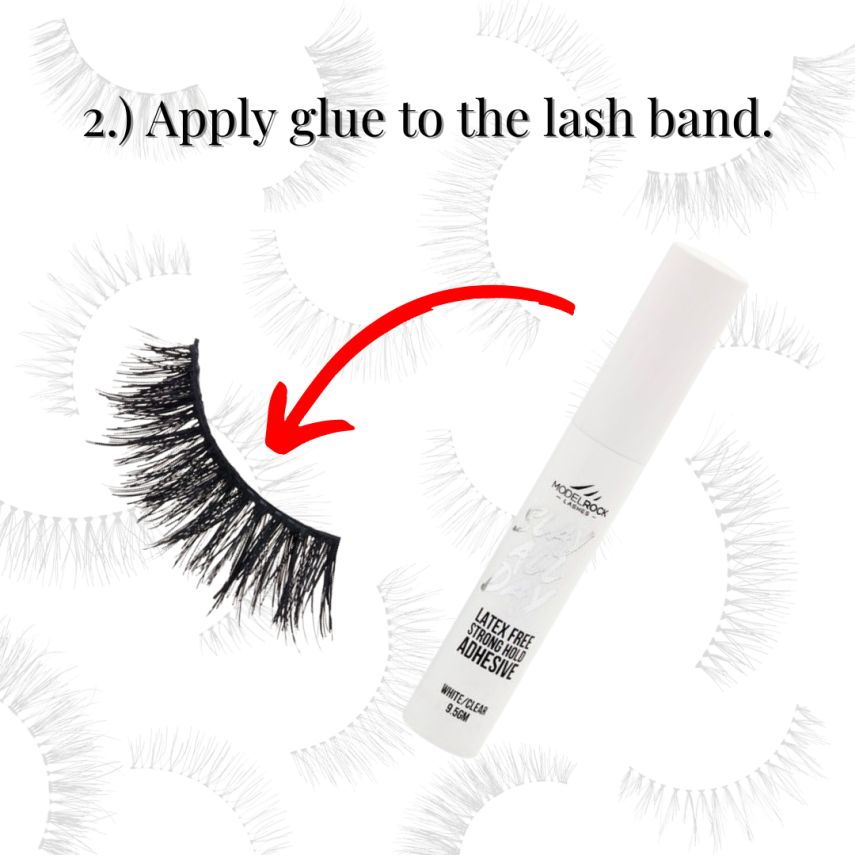 Apply Glue To The Lash Band