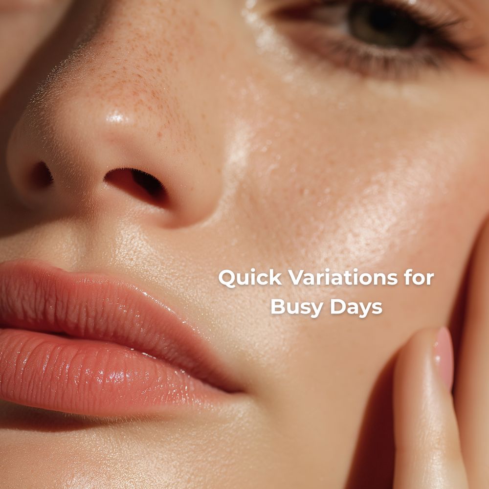 Makeup variations for busy days