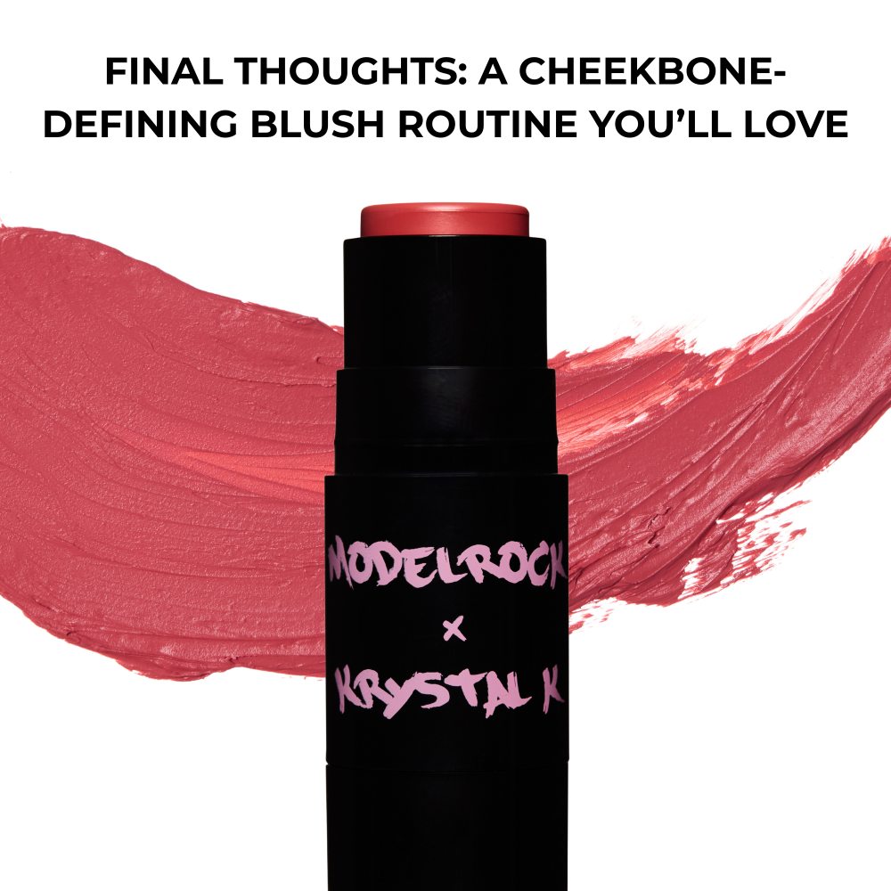 Cheekbone defining blush