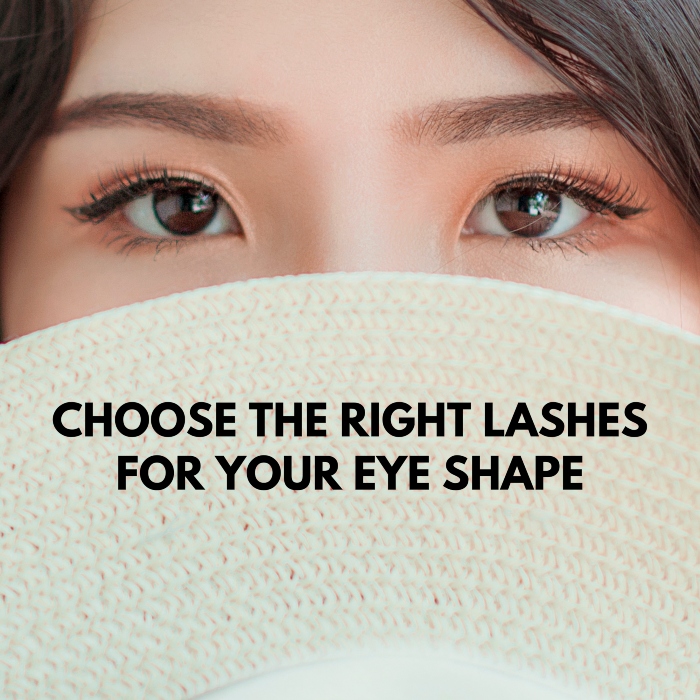choose the right lashes for your eye shape