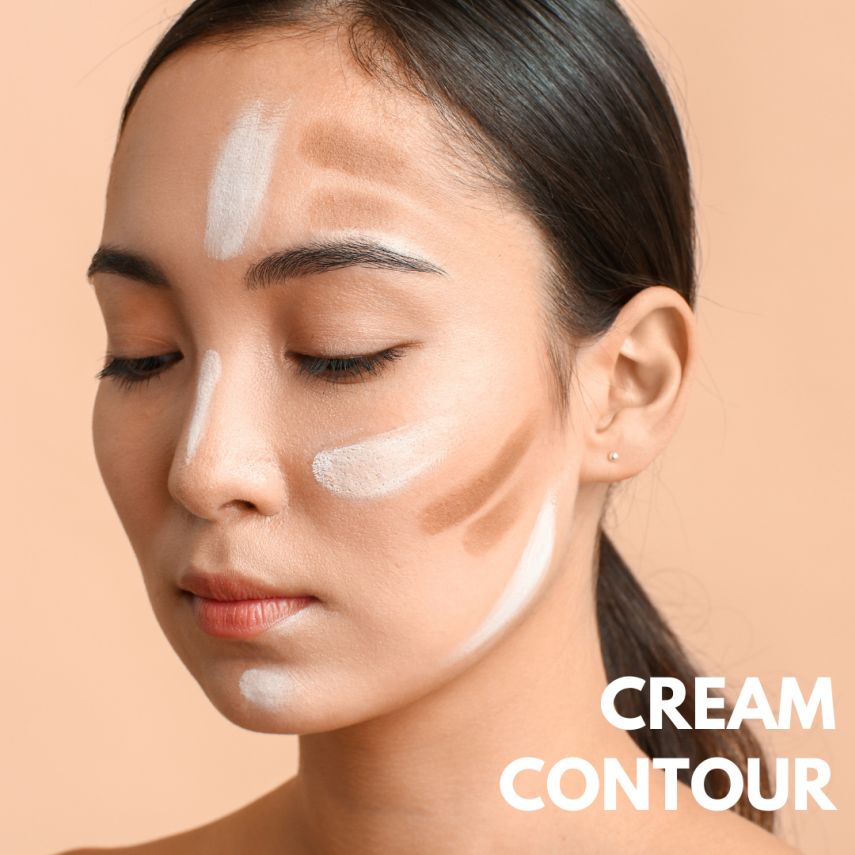 CREAM CONTOUR with concealer