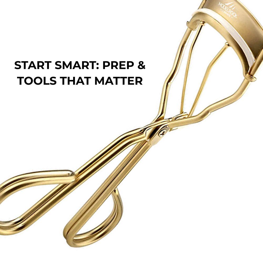 Gold eyelash curler