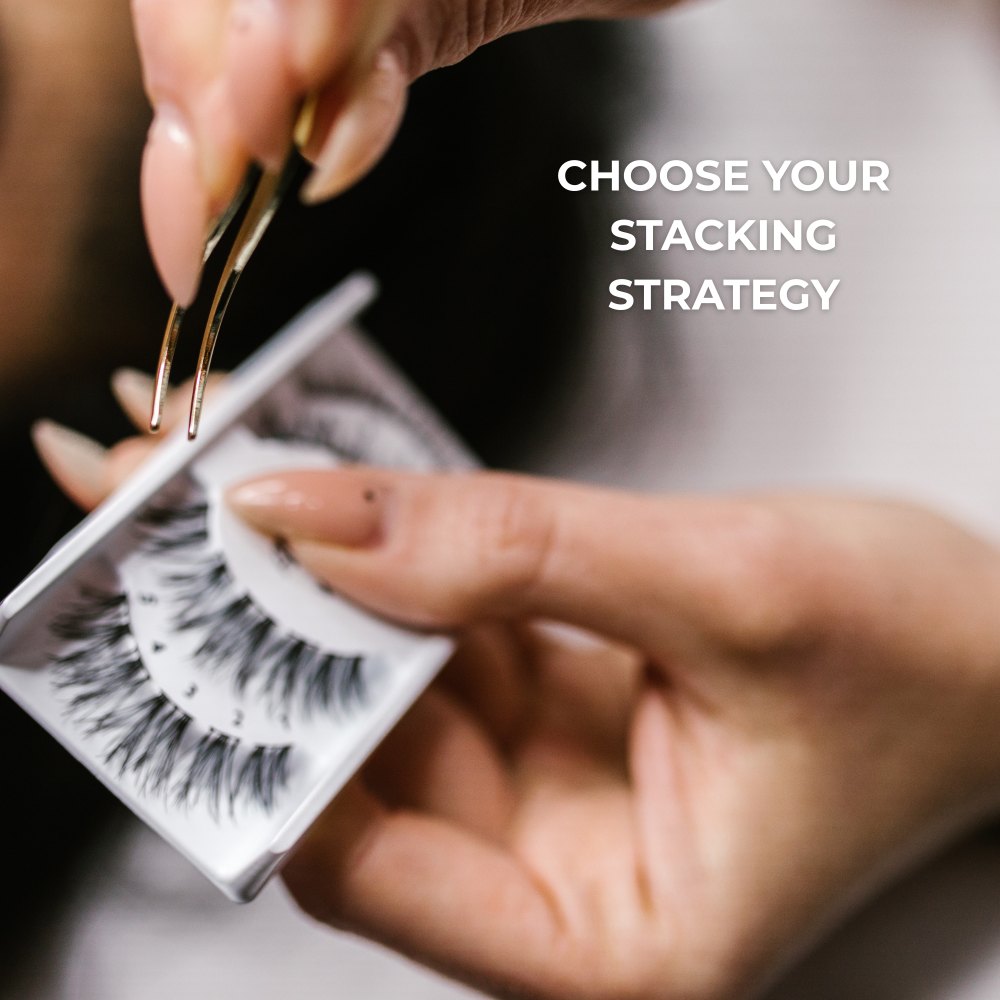 Tweezers pulling lashes