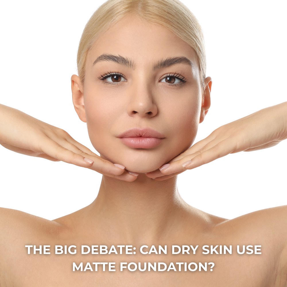 Ladies face with hands