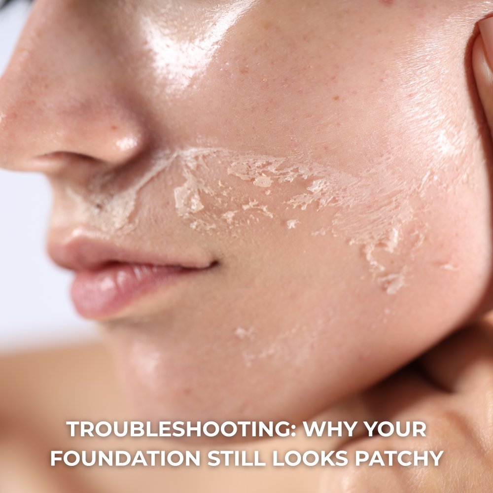 Rough skin on ladies face