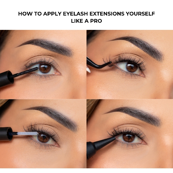 HOW TO APPLY EYELASH EXTENSIONS YOURSELF LIKE A PRO