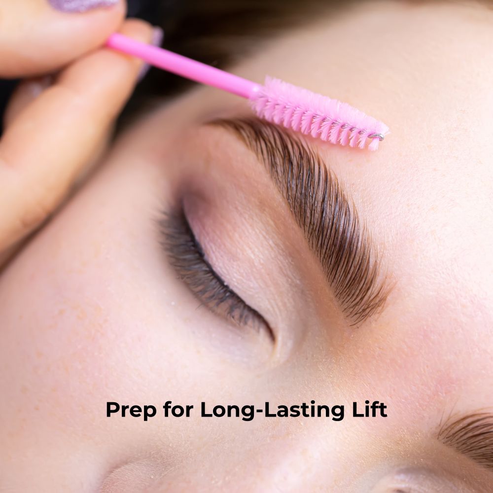 How to prep eyebrows for long-lasting lift