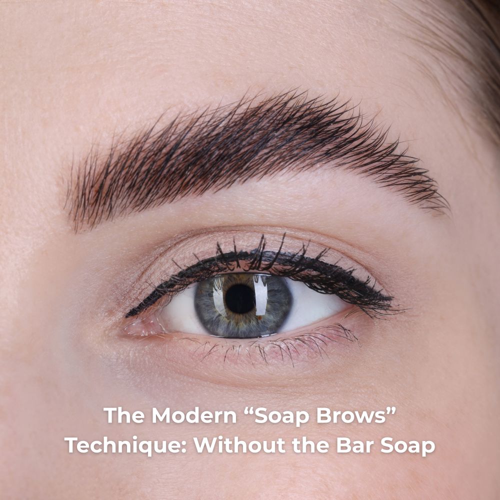 The modern soap-brows technique