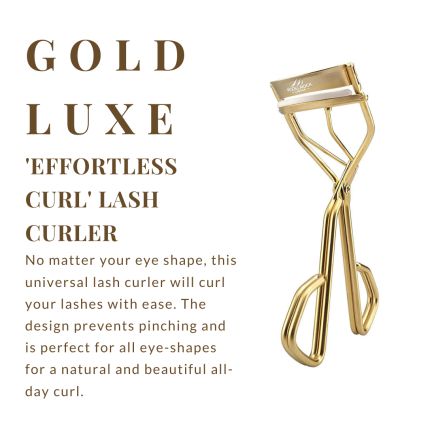 Gold Luxe Effortless Curl Lash Curler