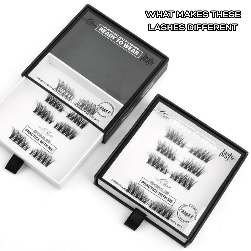 Why are press-on half-lashes different?