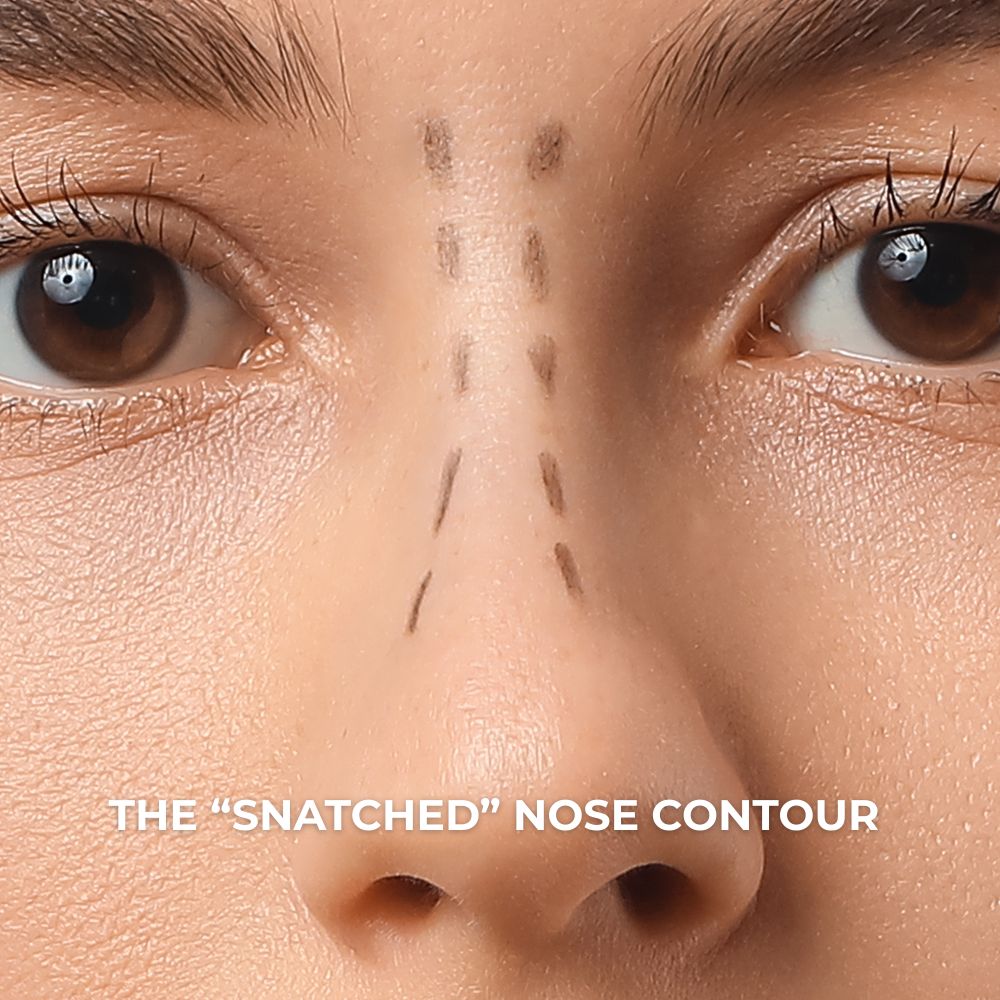 The Snatched nose contour lines