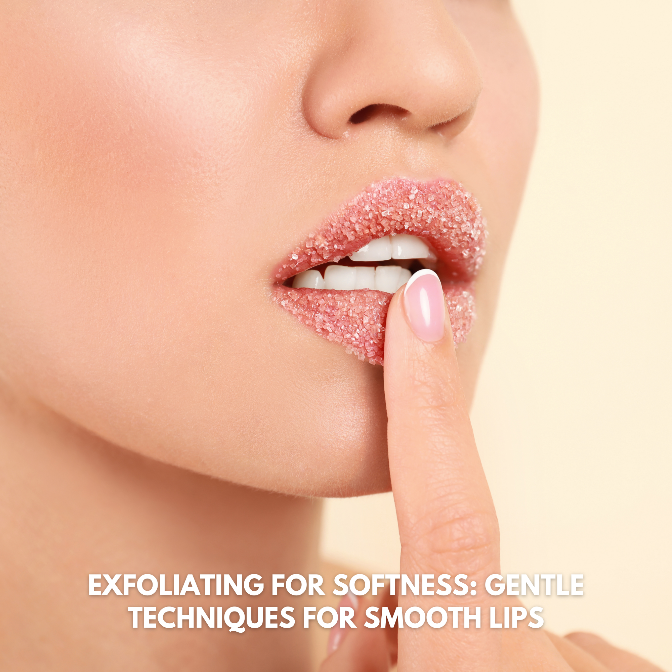 EXFOLIATING FOR SOFTNESS: GENTLE TECHNIQUES FOR SMOOTH LIPS