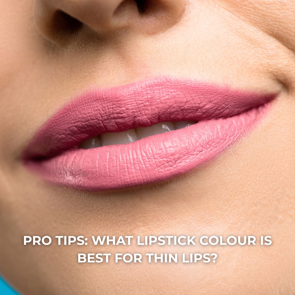 Close up of pink lips