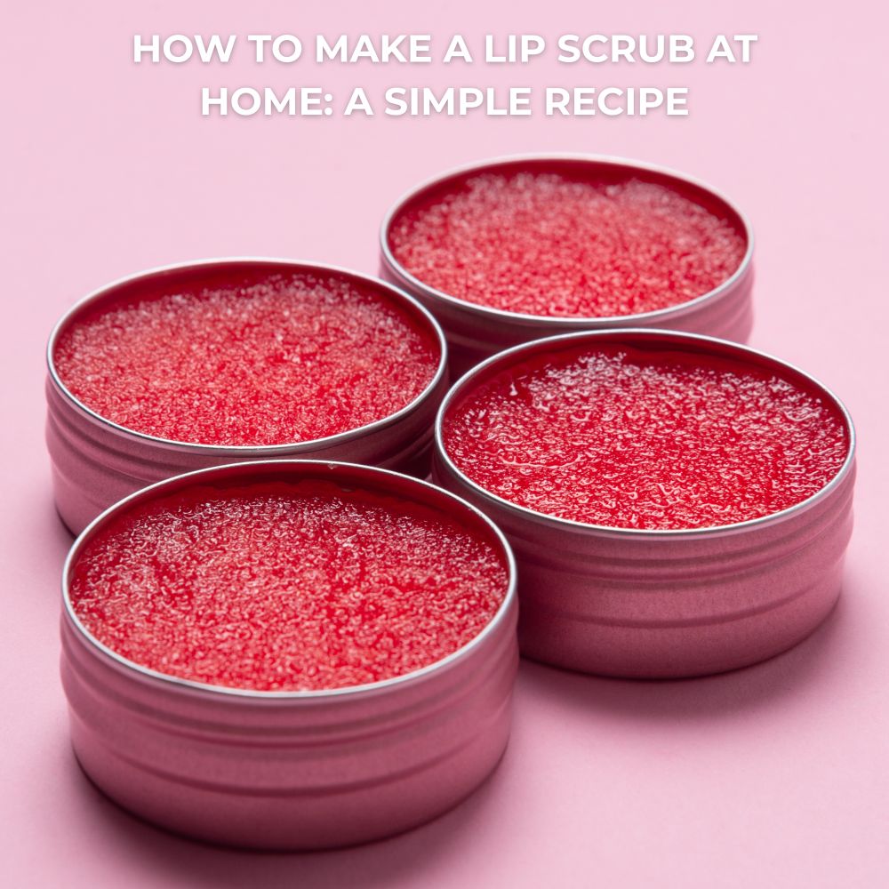 How to make a lip scrub at home.