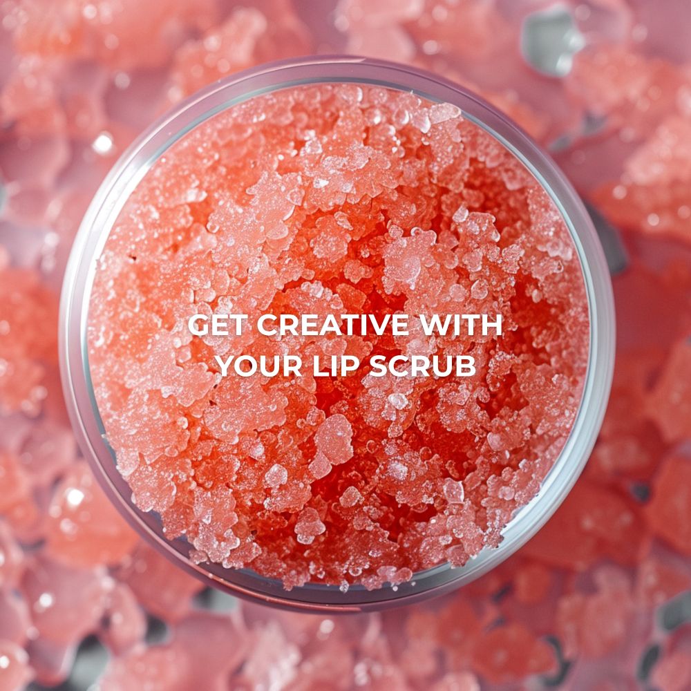 Get creative with your lip scrub.