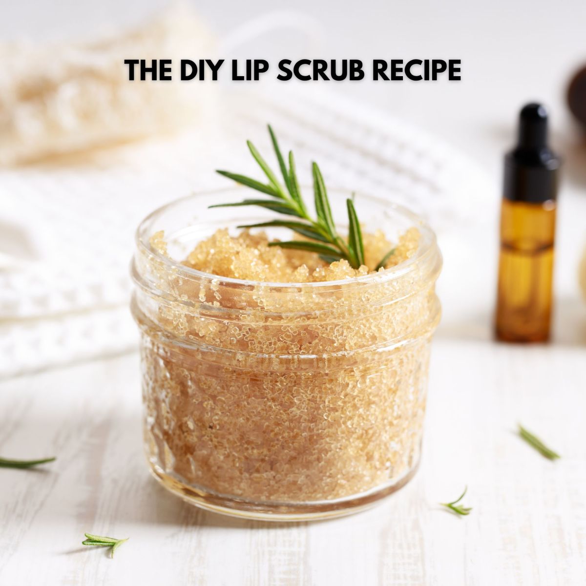 DIY lip scrub