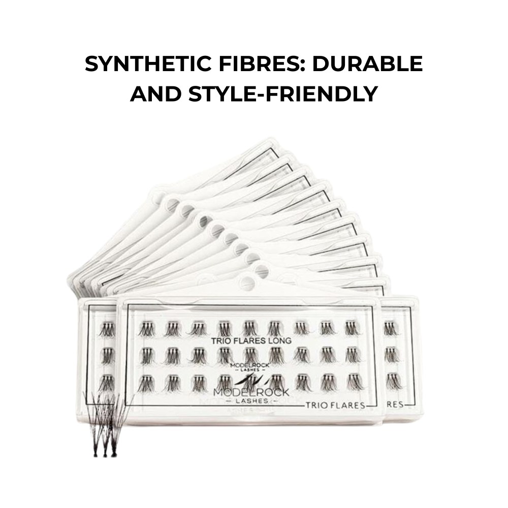 Eyelash synthetic fibres