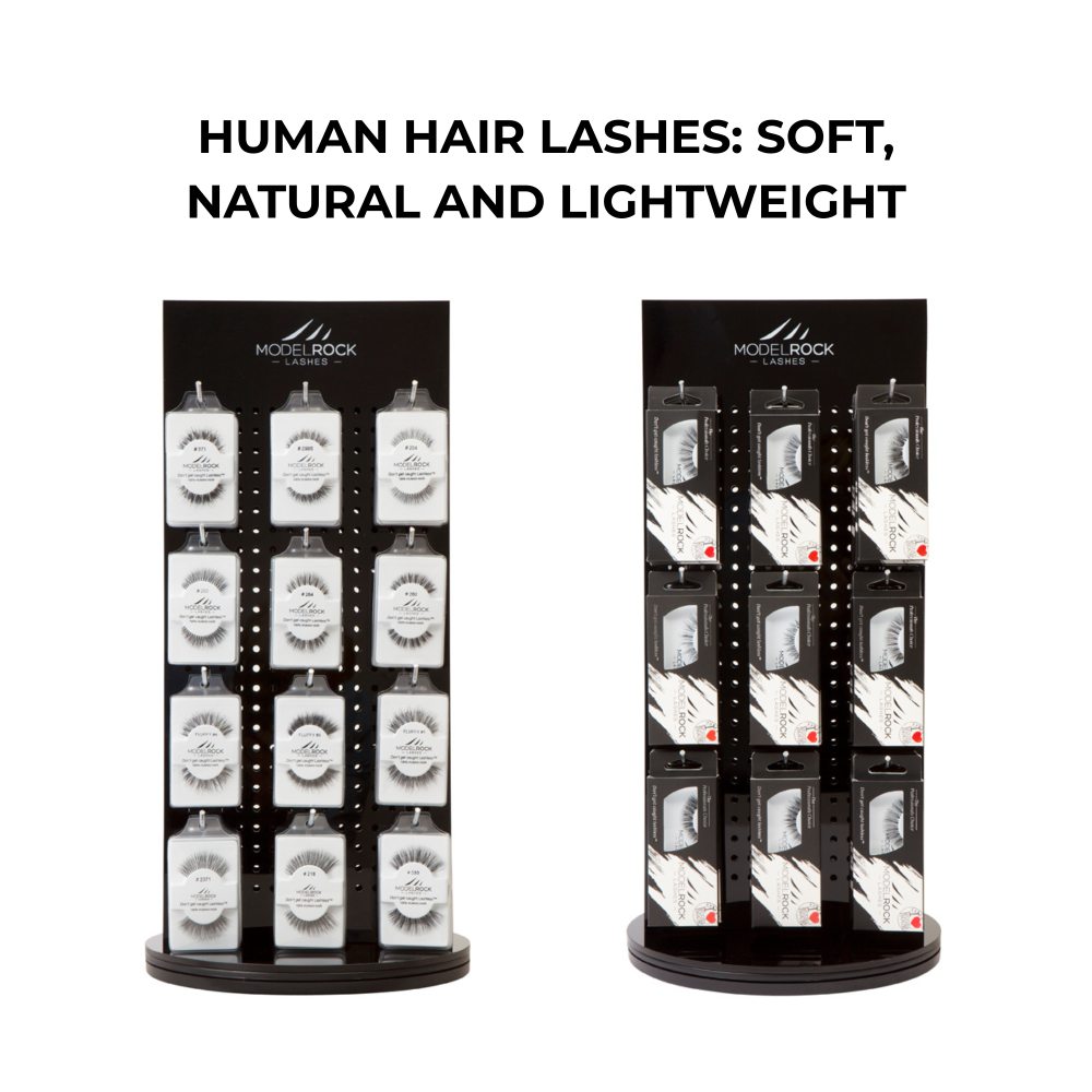 Human hair lashes