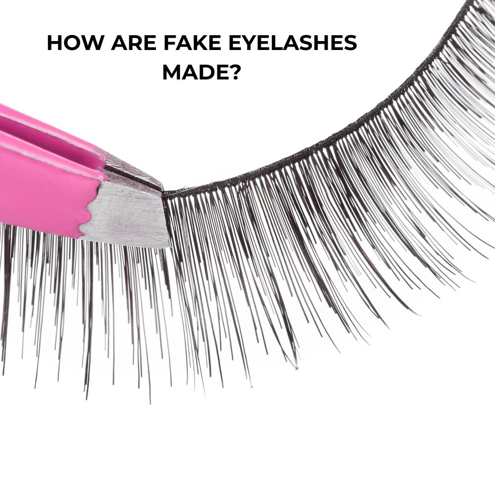 How are fake eyelashes made?